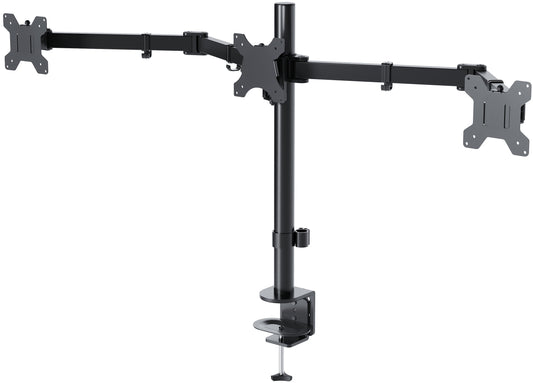 BONTEC Dreifach-Monitorständer für 3 Monitore 13-24 Zoll