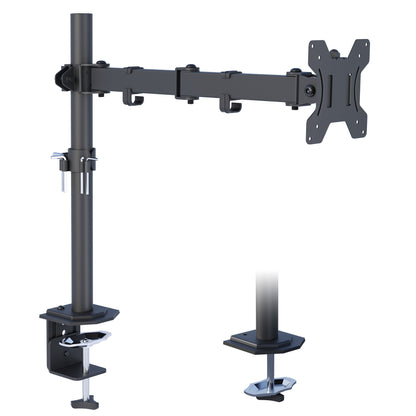 BONTEC Einzelmonitorarm-Tischhalterung für 13-32 Zoll LCD-LED-Bildschirme