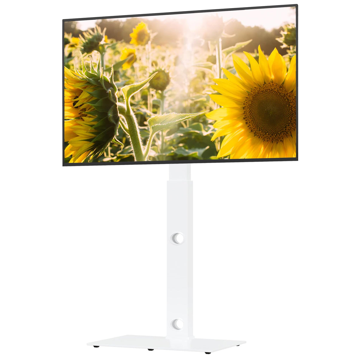 BONTEC TV-Bodenständer für 30-70 Zoll LED LCD OLED Flachbildschirme und Curved TVs, höhenverstellbarer schwenkbarer Standfuß, universal freistehender TV-Ständer bis 40 kg, max. VESA 600x400mm