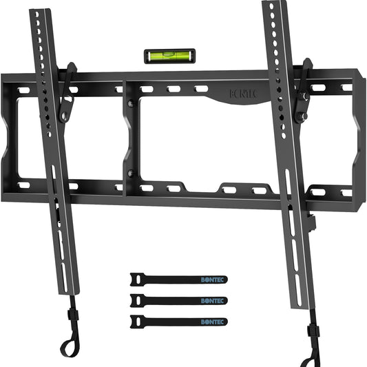 BONTEC TV-Wandhalterung für die meisten 17-86 Zoll LED LCD OLED Plasma Flach- und Curved-Fernseher