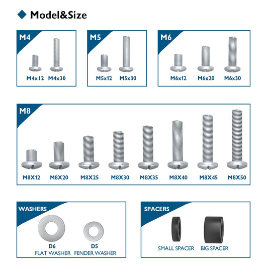 BONTEC Universal TV-Montage-Hardware-Kit kompatibel mit den meisten Fernsehern bis zu 80 Zoll